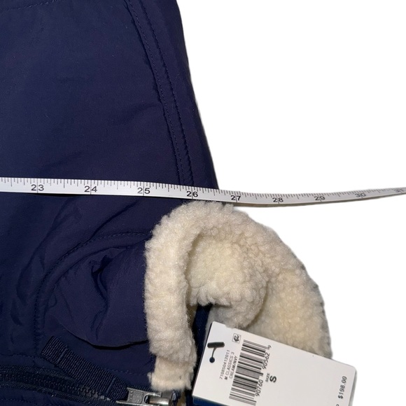 Polo Ralph Lauren Full Zip Sherpa Jacket In Cream & Navy Blue - Picture 6 of 8